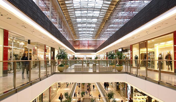 Shopping mall interior