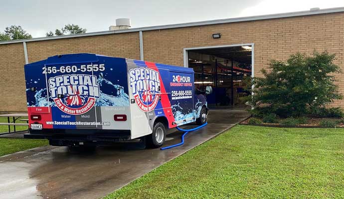 A Special Touch restoration van